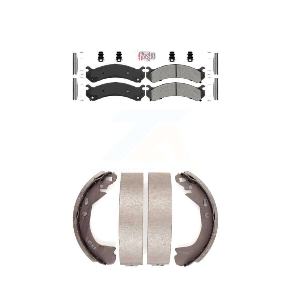 Transit Auto - KNN-100195 - Front and Rear Disc Brake Pad Kits