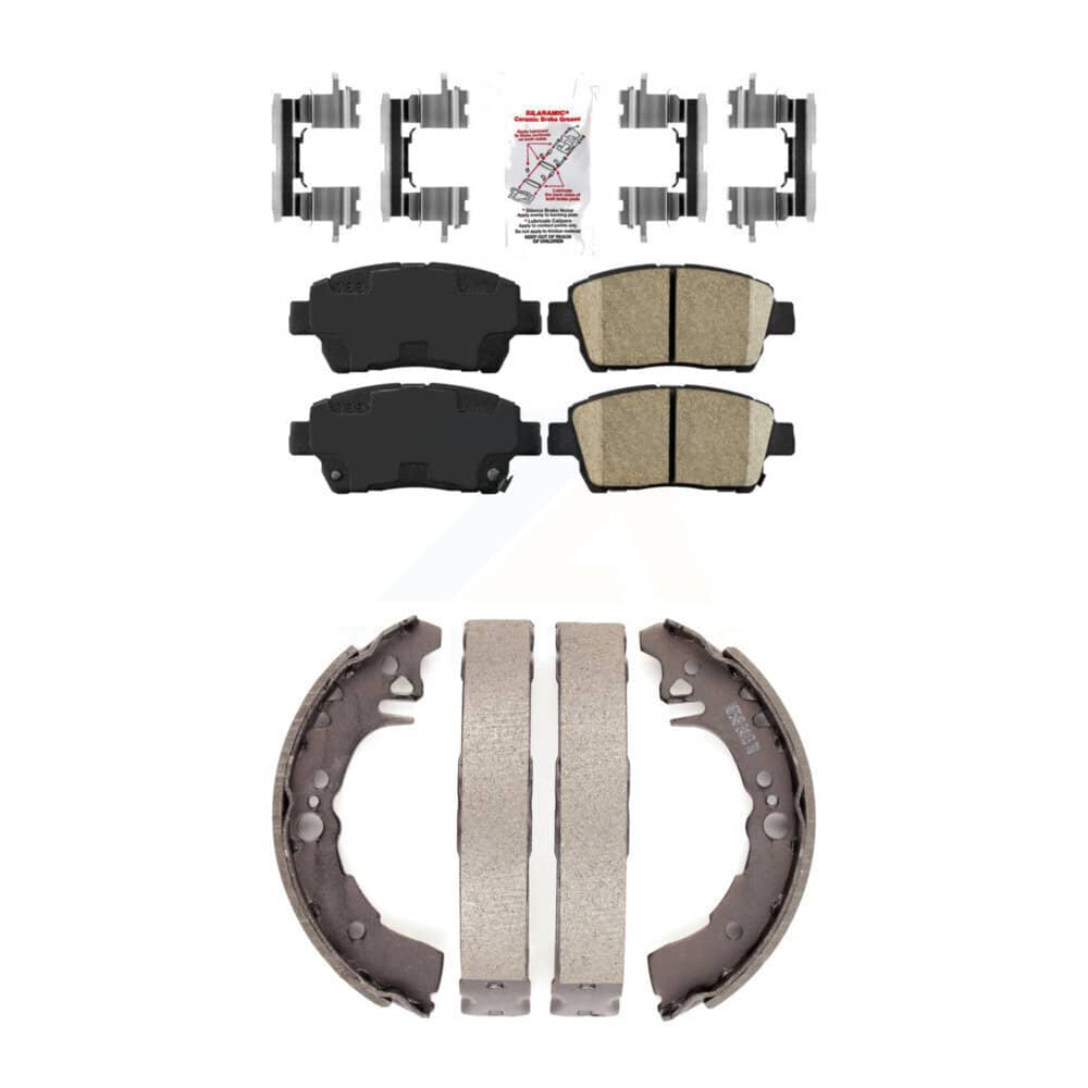 Transit Auto - KNN-100198 - Front and Rear Disc Brake Pad Kits