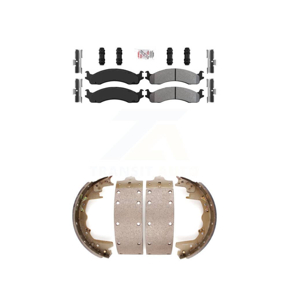 Transit Auto - KNN-100234 - Front and Rear Disc Brake Pad Kits