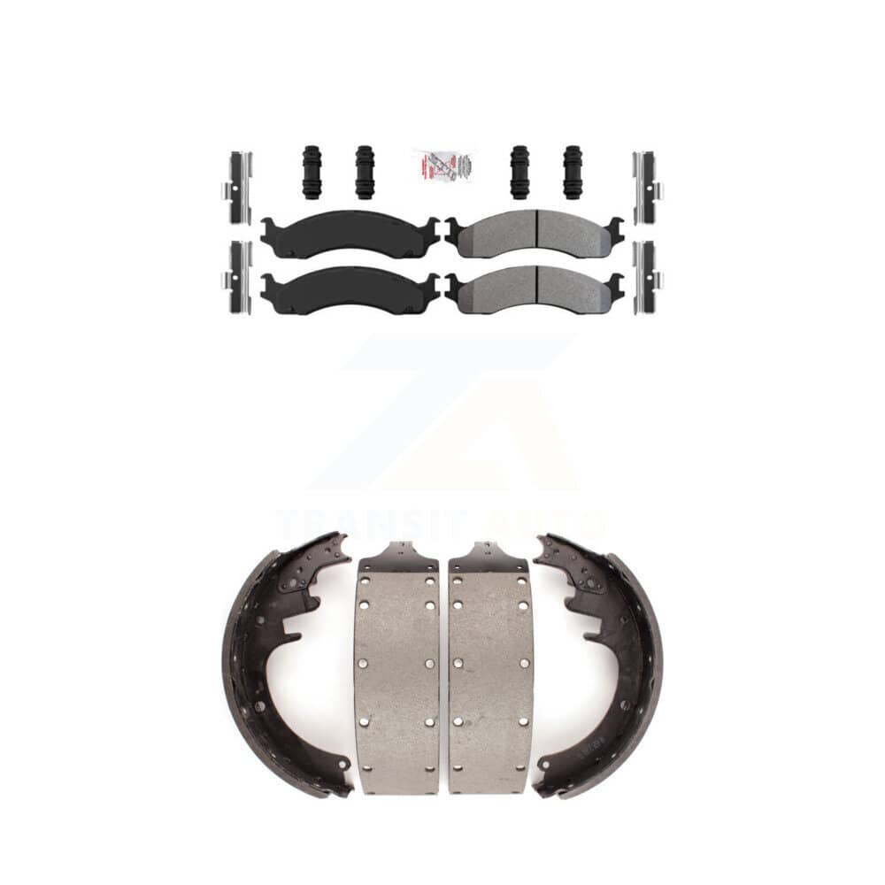 Transit Auto - KNN-100236 - Front and Rear Disc Brake Pad Kits