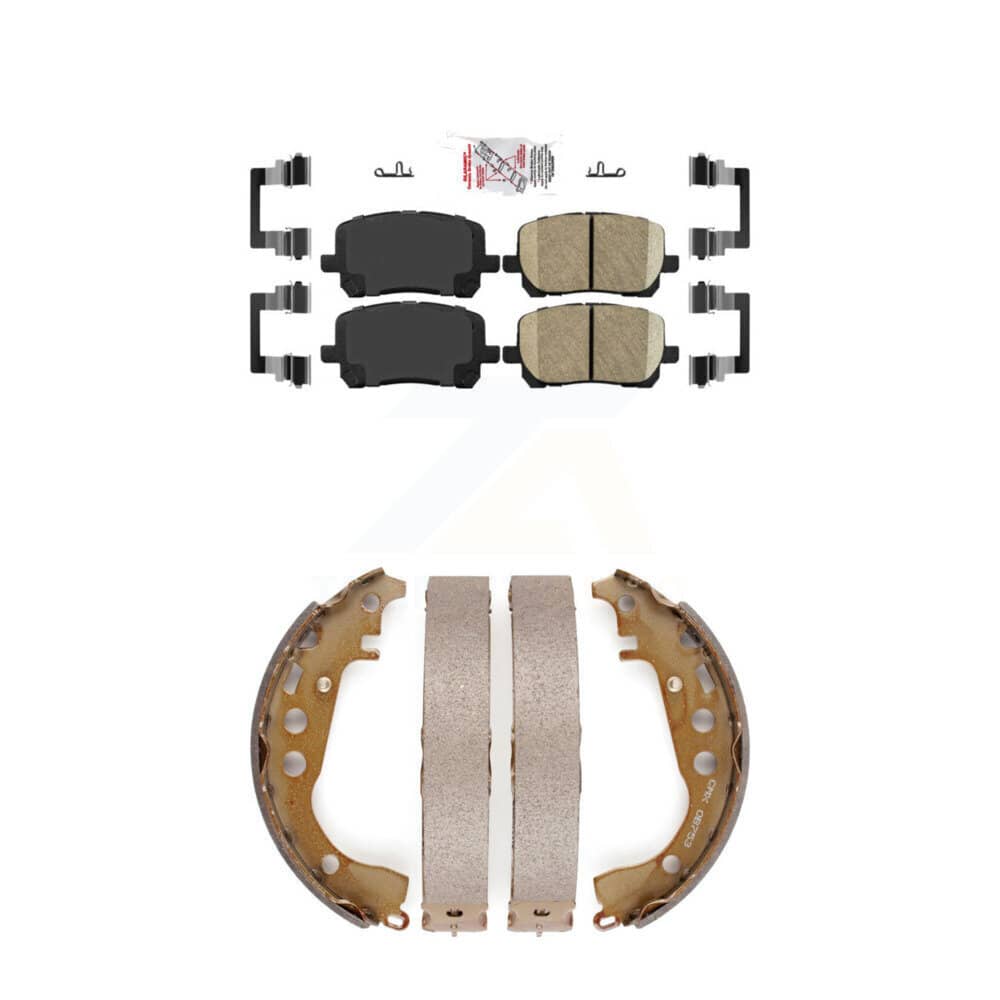 Transit Auto - KNN-100252 - Front and Rear Disc Brake Pad Kits