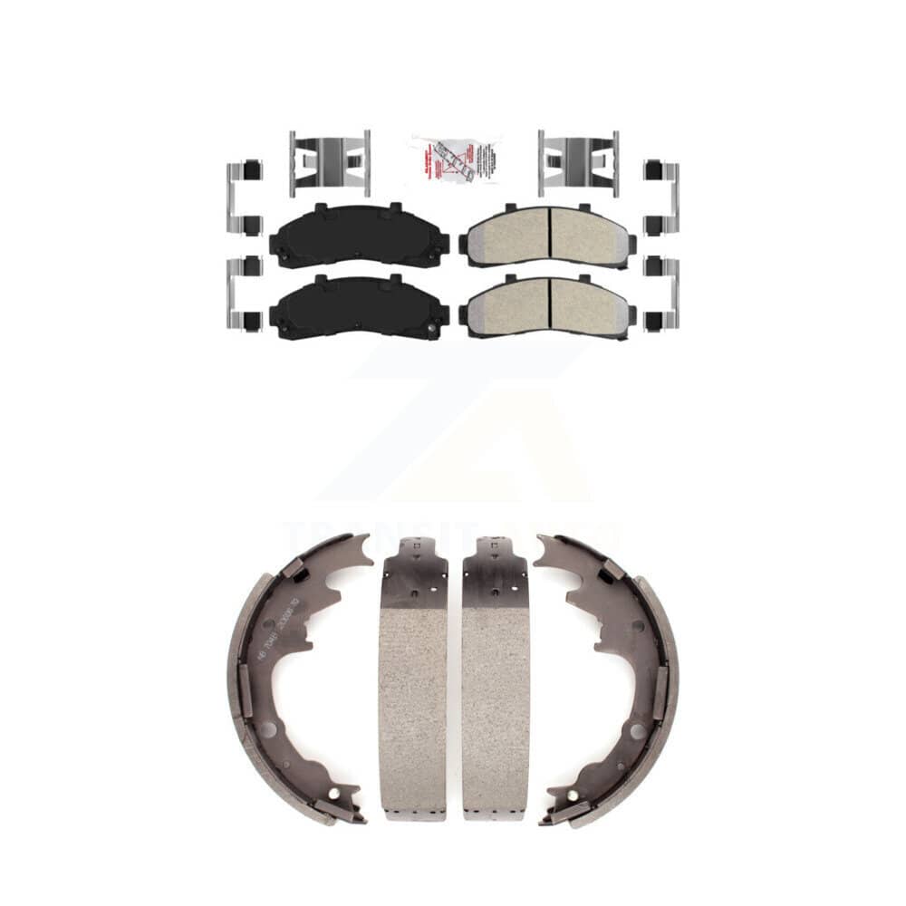 Transit Auto - KNN-100265 - Front and Rear Disc Brake Pad Kits