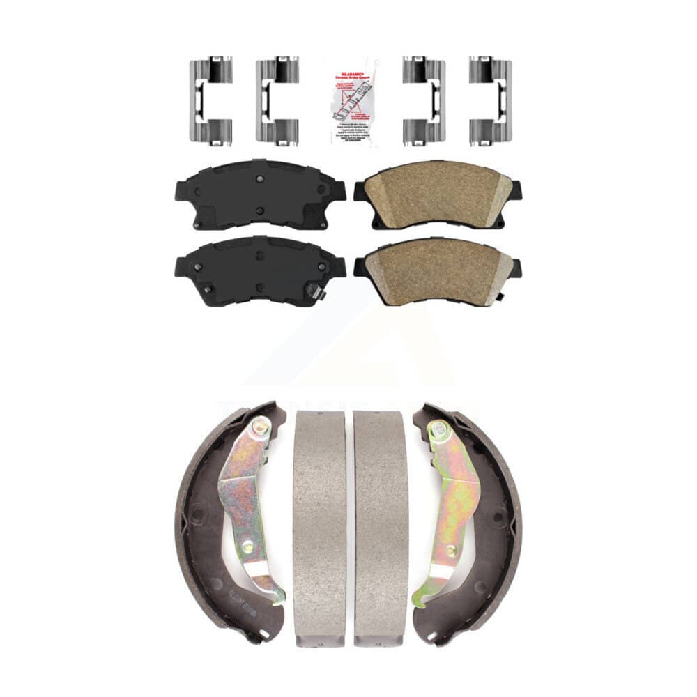 Transit Auto - KNN-100289 - Front and Rear Disc Brake Pad Kits