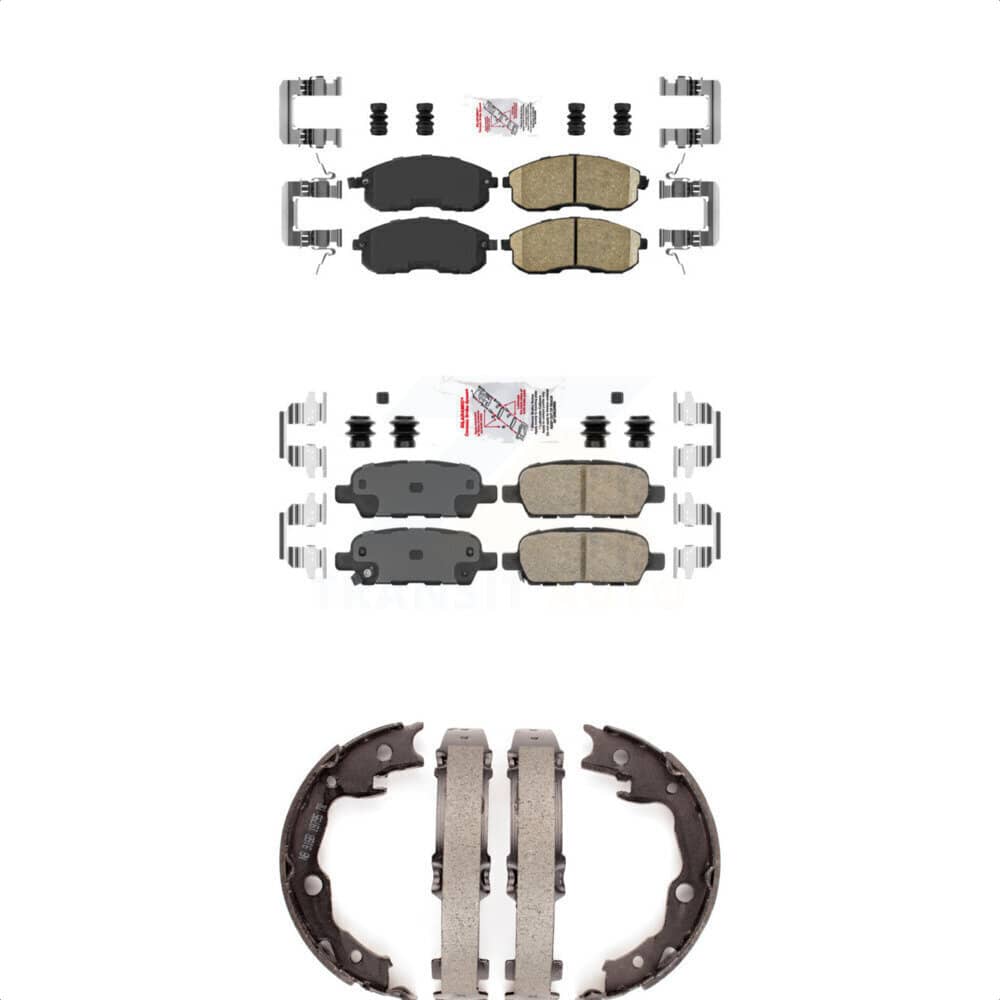Transit Auto - KNN-100299 - Front and Rear Disc Brake Pad Kits