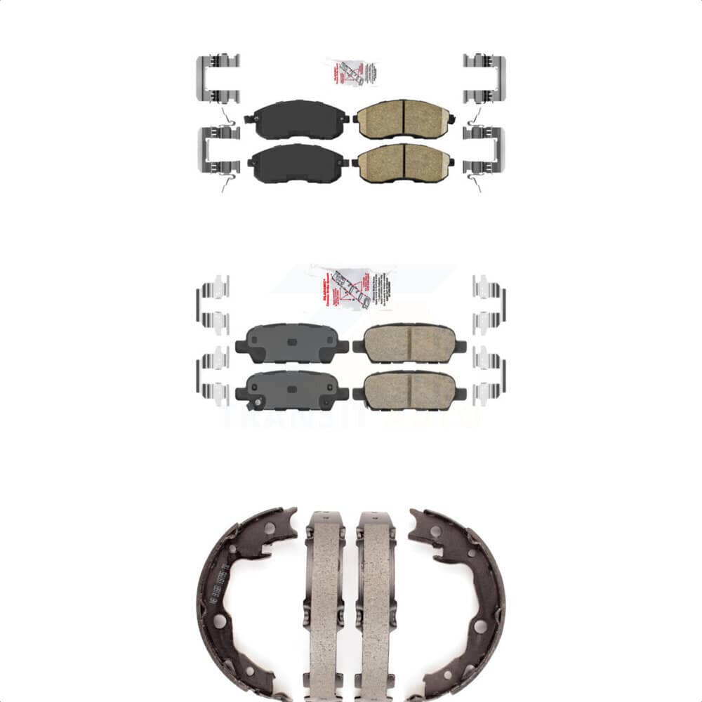 Transit Auto - KNN-100302 - Front and Rear Disc Brake Pad Kits