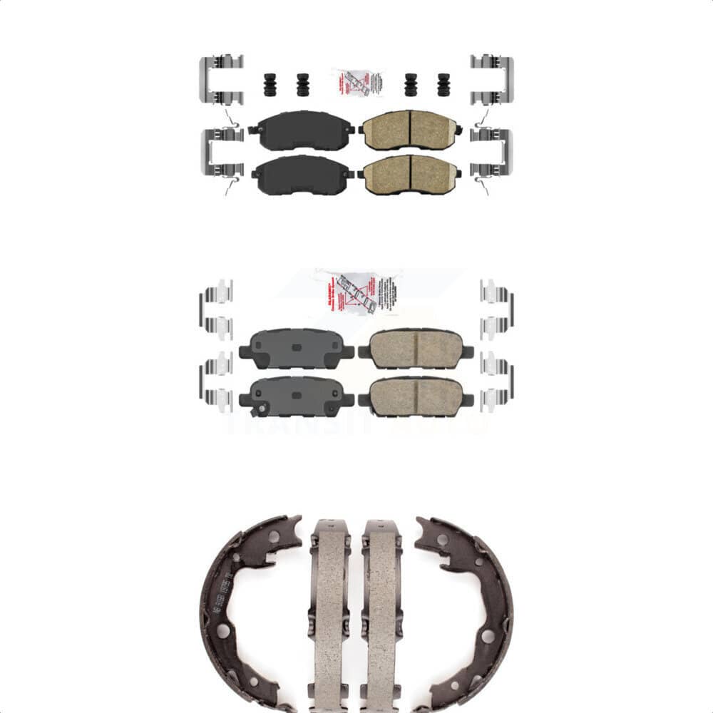 Transit Auto - KNN-100303 - Front and Rear Disc Brake Pad Kits