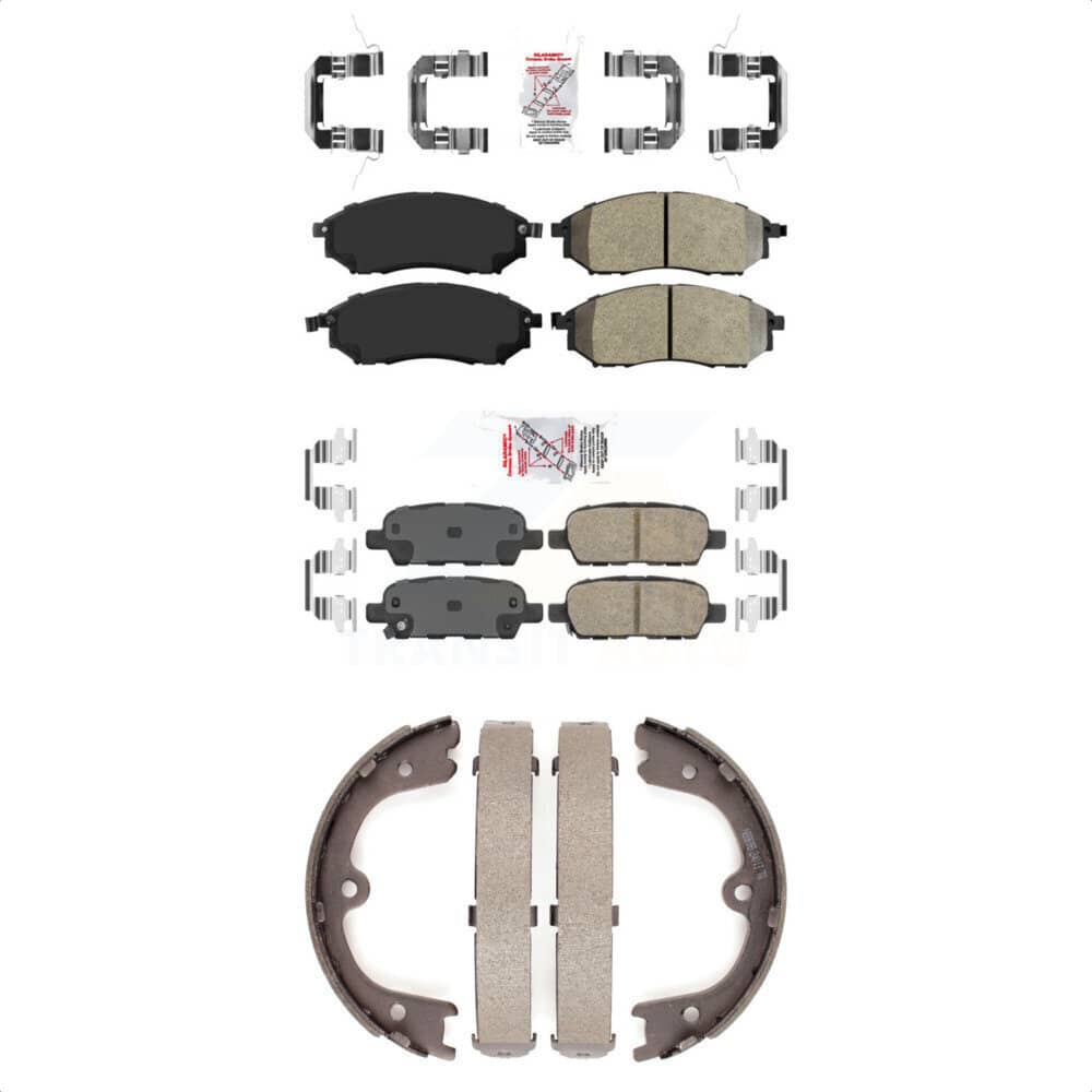 Transit Auto - KNN-100312 - Front and Rear Disc Brake Pad Kits