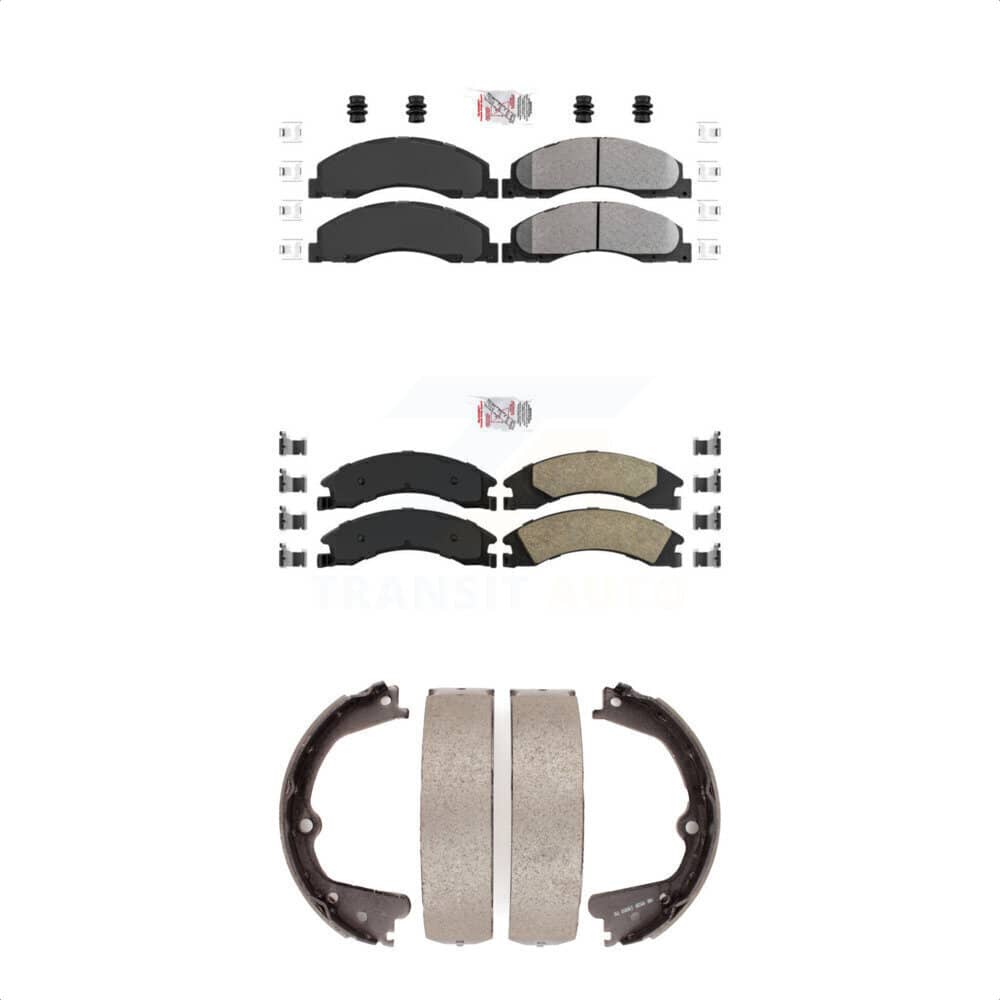 Transit Auto - KNN-100324 - Front and Rear Disc Brake Pad Kits