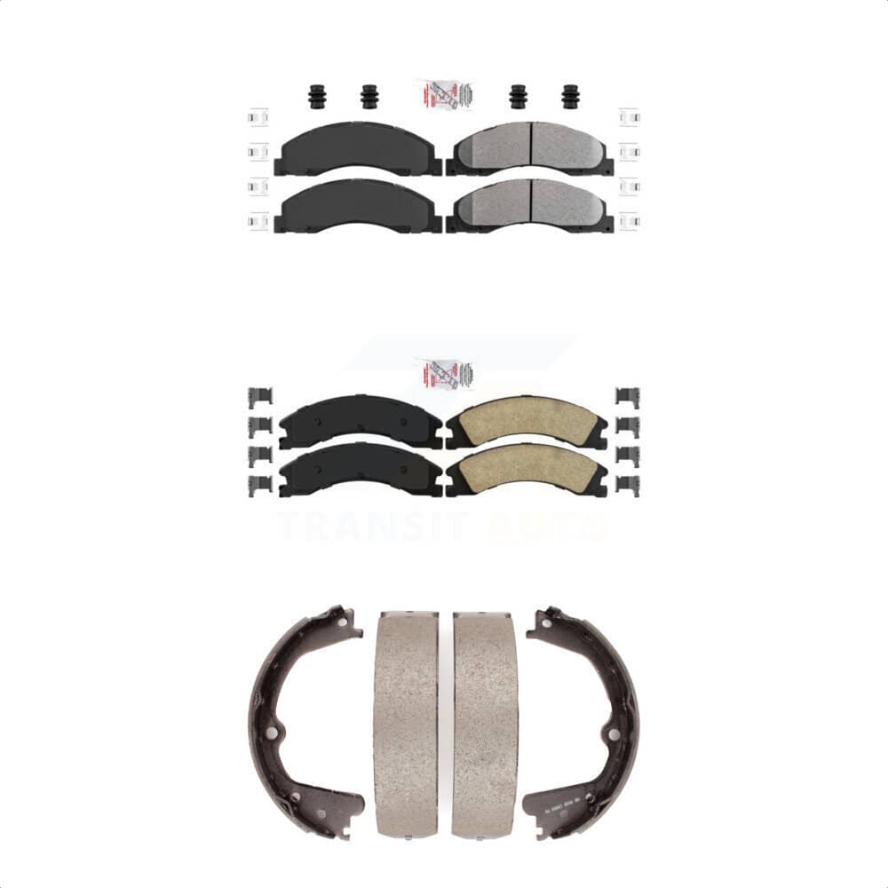 Transit Auto - KNN-100327 - Front and Rear Disc Brake Pad Kits