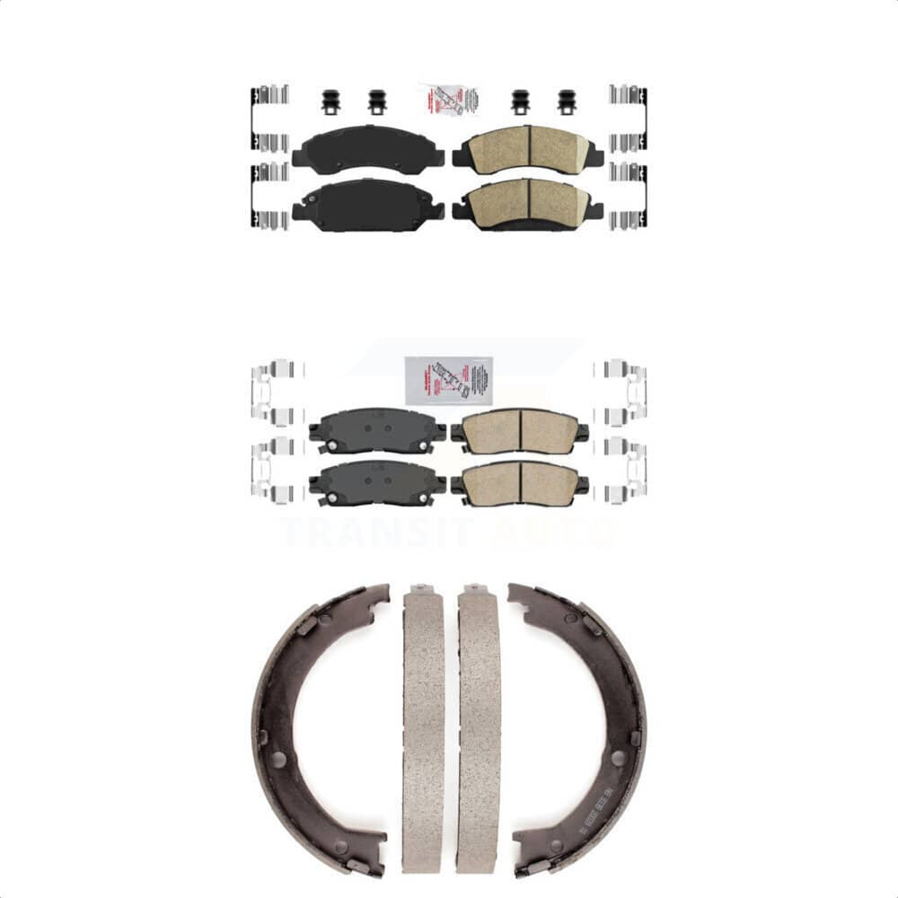 Transit Auto - KNN-100342 - Front and Rear Disc Brake Pad Kits