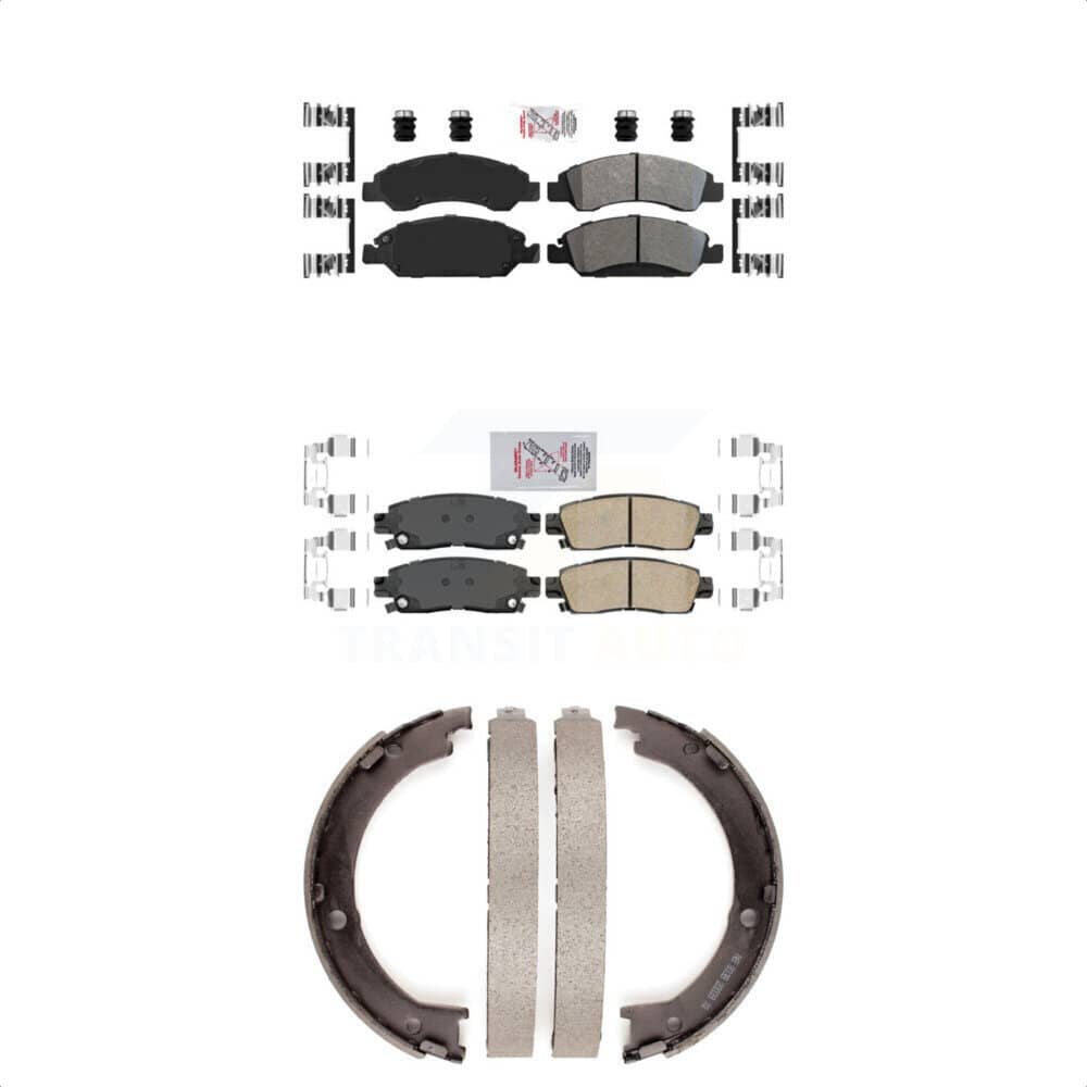 Transit Auto - KNN-100344 - Front and Rear Disc Brake Pad Kits