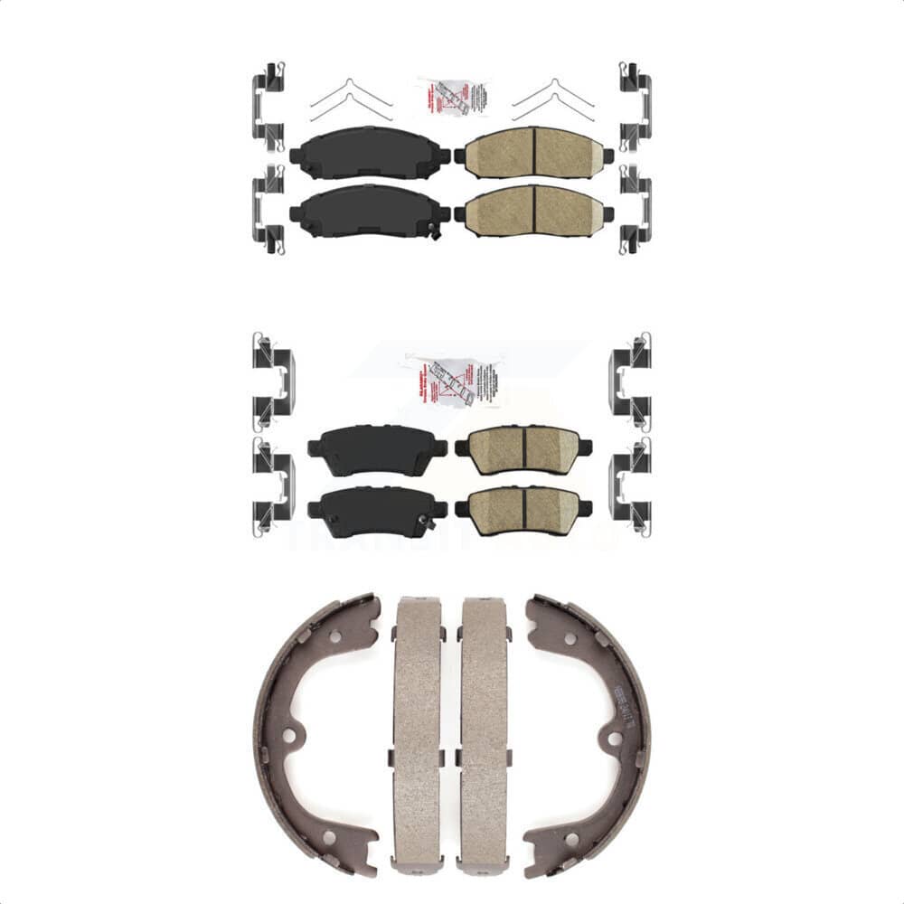 Transit Auto - KNN-100348 - Front and Rear Disc Brake Pad Kits