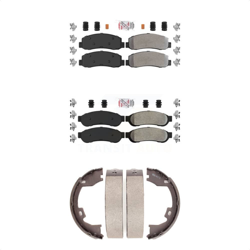 Transit Auto - KNN-100352 - Front and Rear Disc Brake Pad Kits