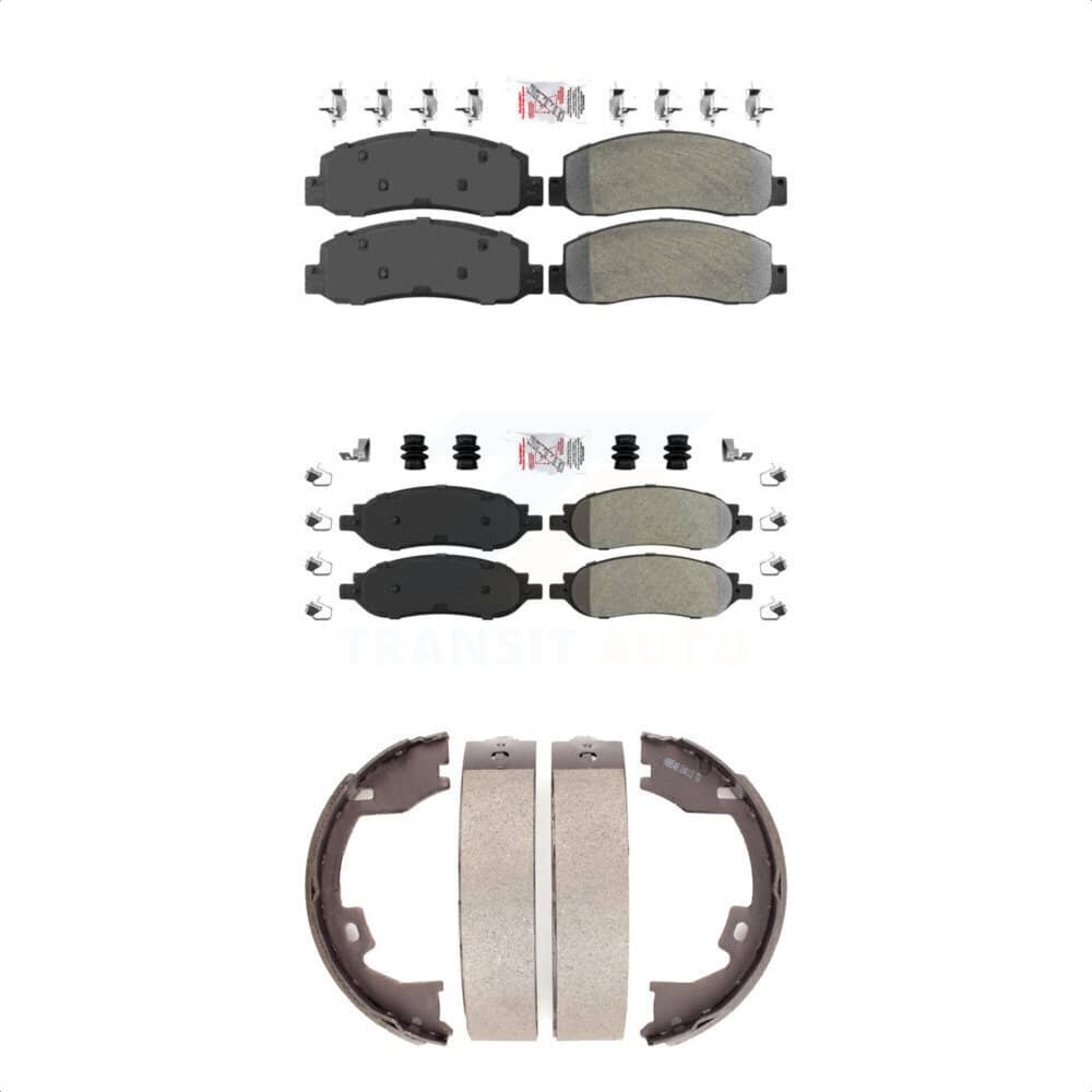 Transit Auto - KNN-100355 - Front and Rear Disc Brake Pad Kits