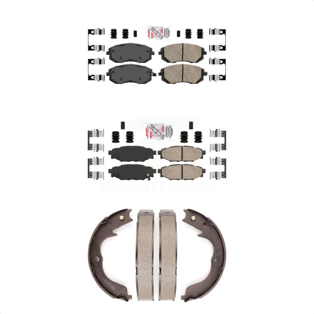 Transit Auto - KNN-100374 - Front and Rear Disc Brake Pad Kits