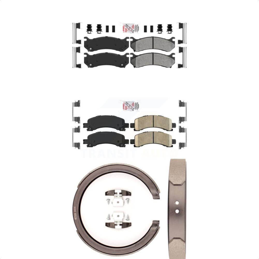Transit Auto - KNN-100384 - Front and Rear Disc Brake Pad Kits