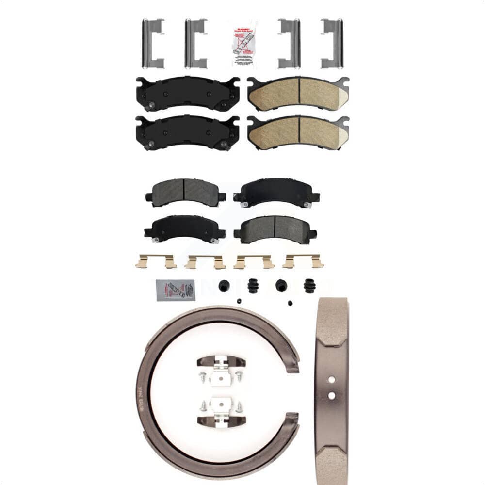 Transit Auto - KNN-100385 - Front and Rear Disc Brake Pad Kits