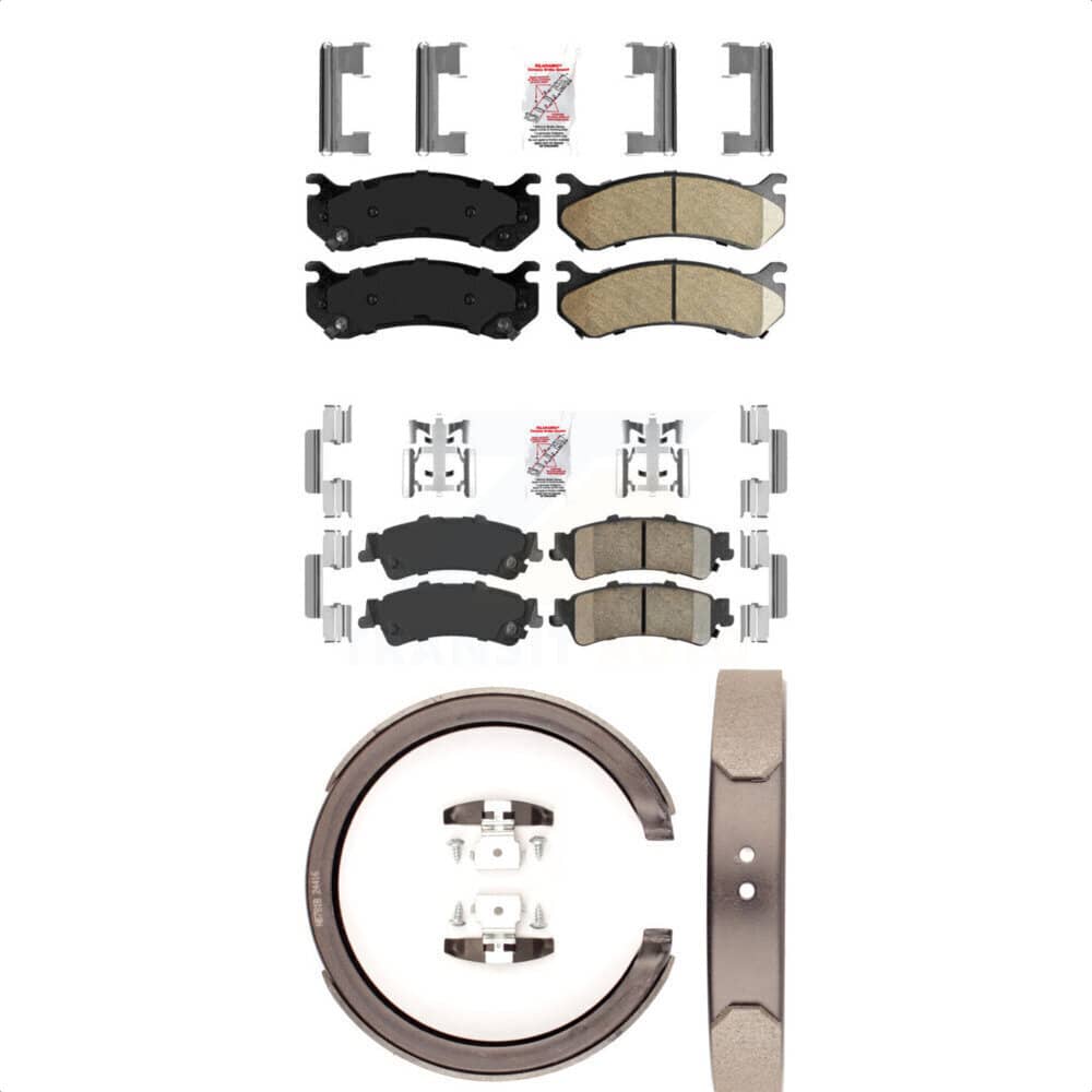Transit Auto - KNN-100387 - Front and Rear Disc Brake Pad Kits