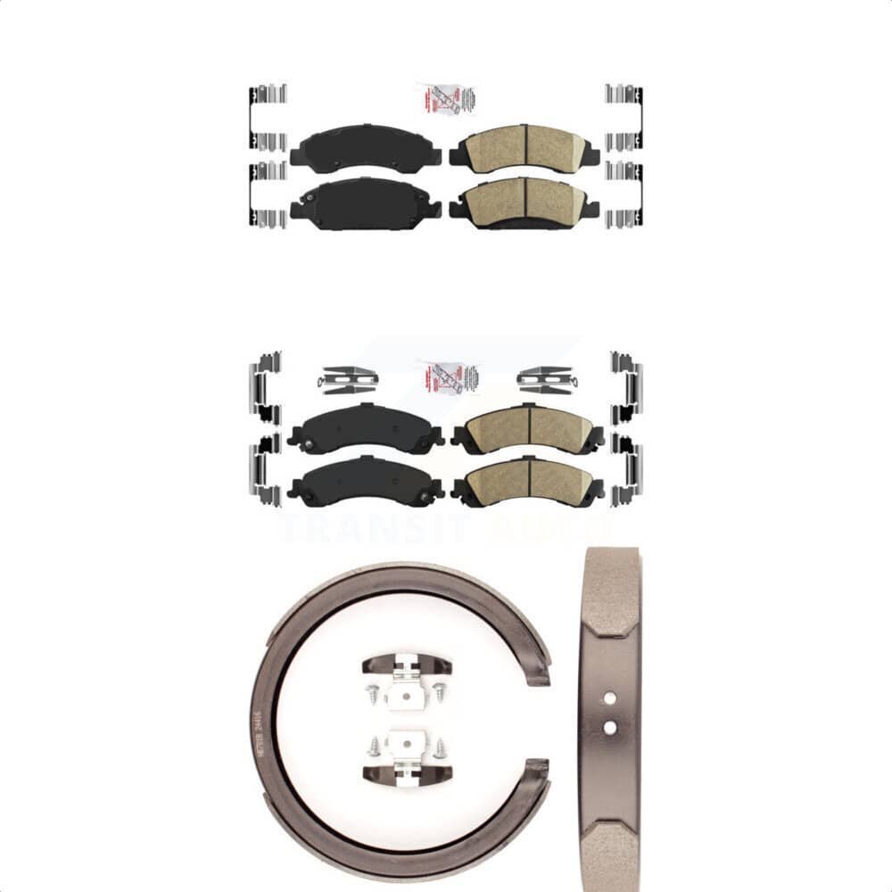 Transit Auto - KNN-100392 - Front and Rear Disc Brake Pad Kits