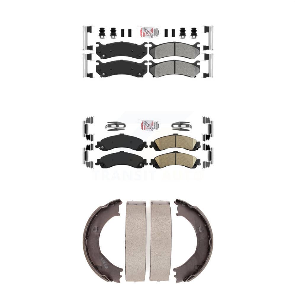 Transit Auto - KNN-100410 - Front and Rear Disc Brake Pad Kits