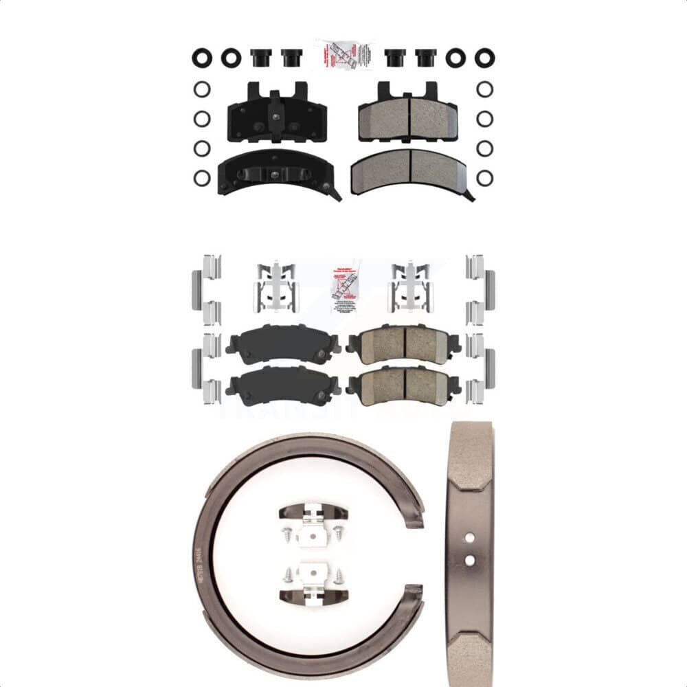 Transit Auto - KNN-100418 - Front and Rear Disc Brake Pad Kits