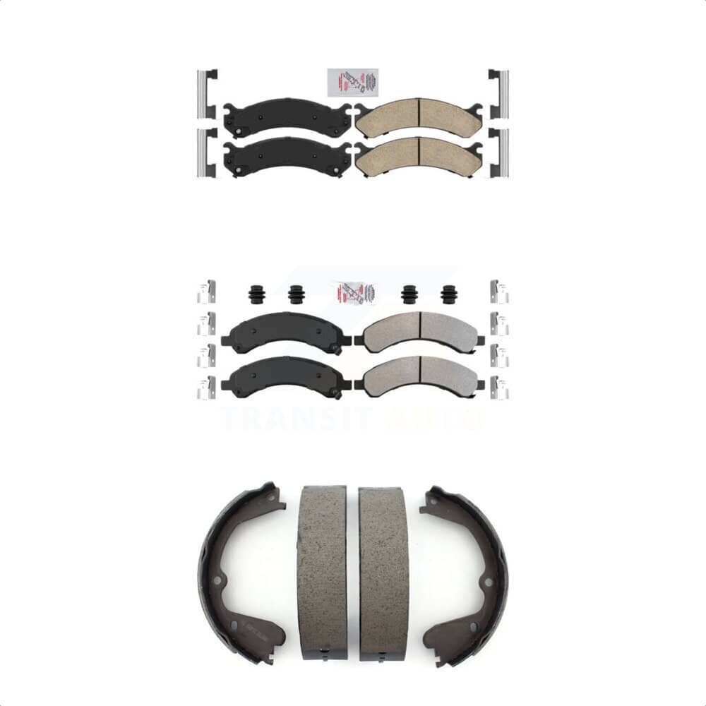 Transit Auto - KNN-100433 - Front and Rear Disc Brake Pad Kits