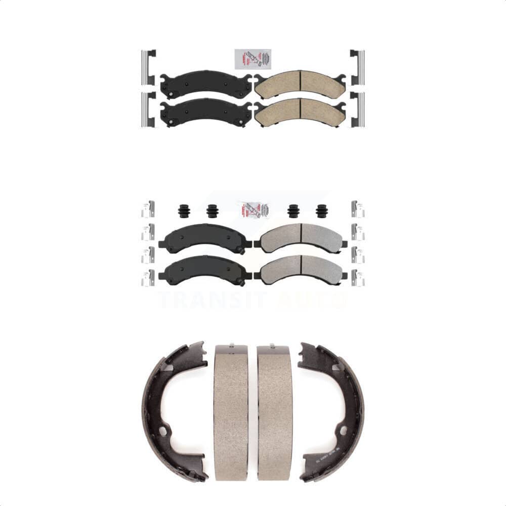 Transit Auto - KNN-100439 - Front and Rear Disc Brake Pad Kits