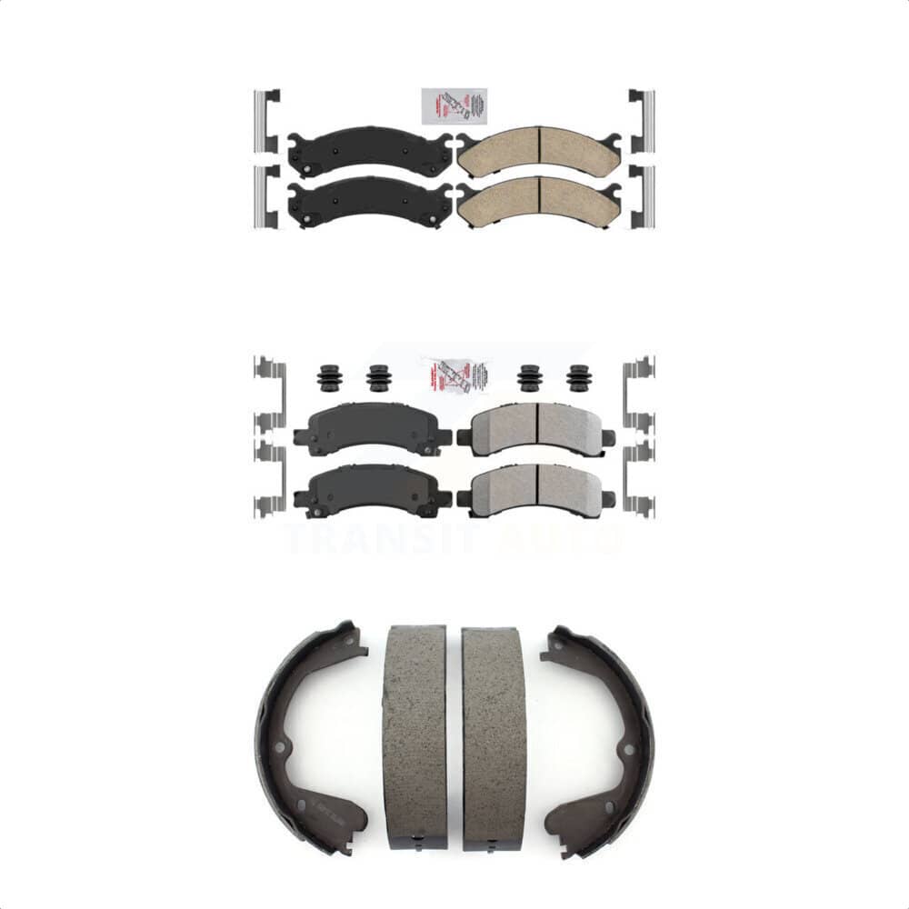 Transit Auto - KNN-100443 - Front and Rear Disc Brake Pad Kits
