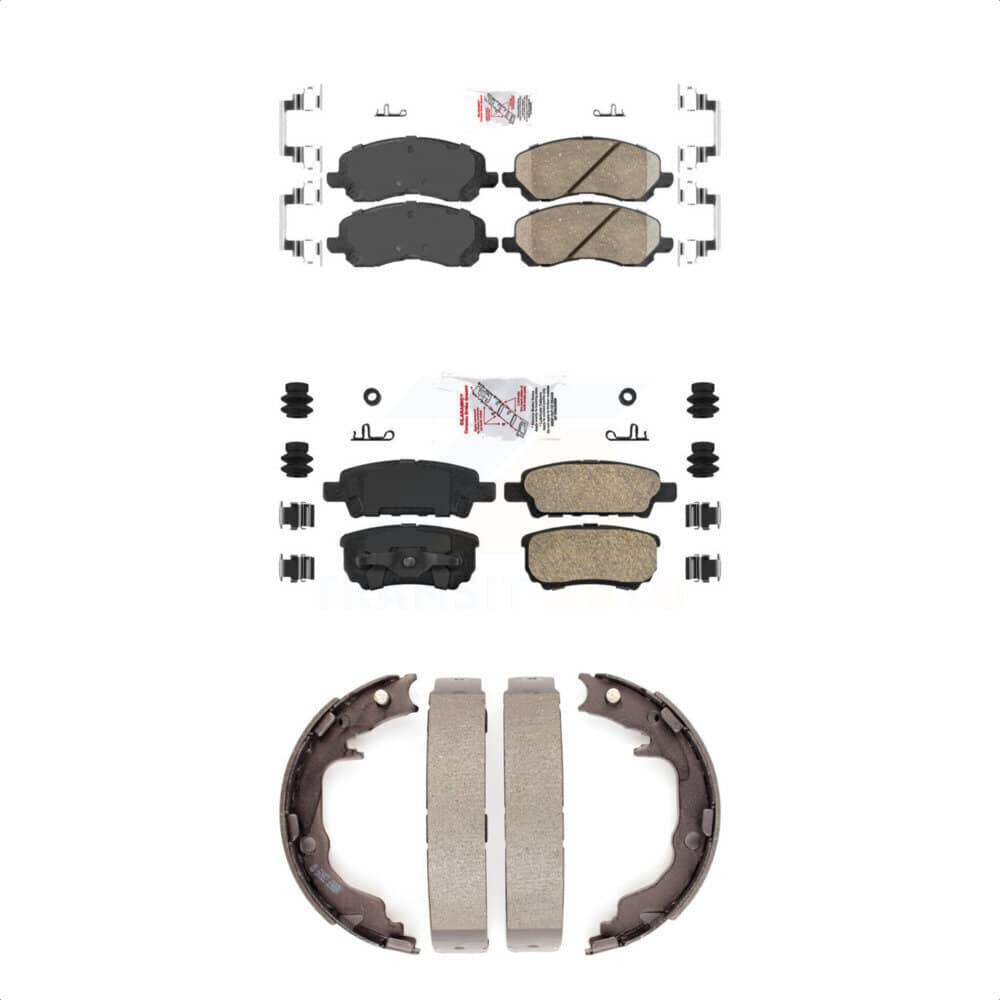 Transit Auto - KNN-100449 - Front and Rear Disc Brake Pad Kits