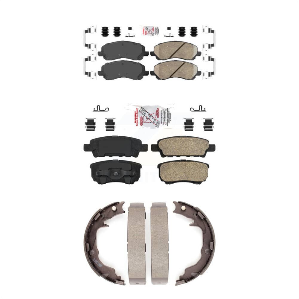 Transit Auto - KNN-100450 - Front and Rear Disc Brake Pad Kits