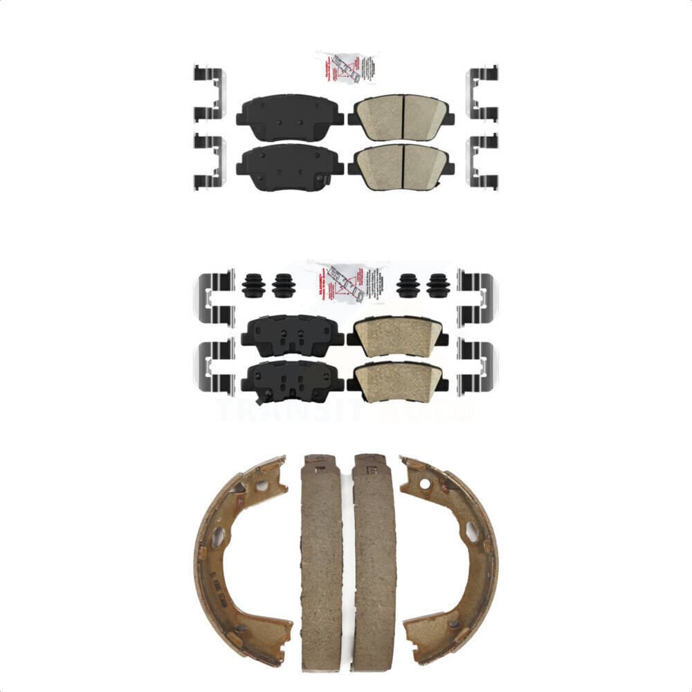 Transit Auto - KNN-100474 - Front and Rear Disc Brake Pad Kits