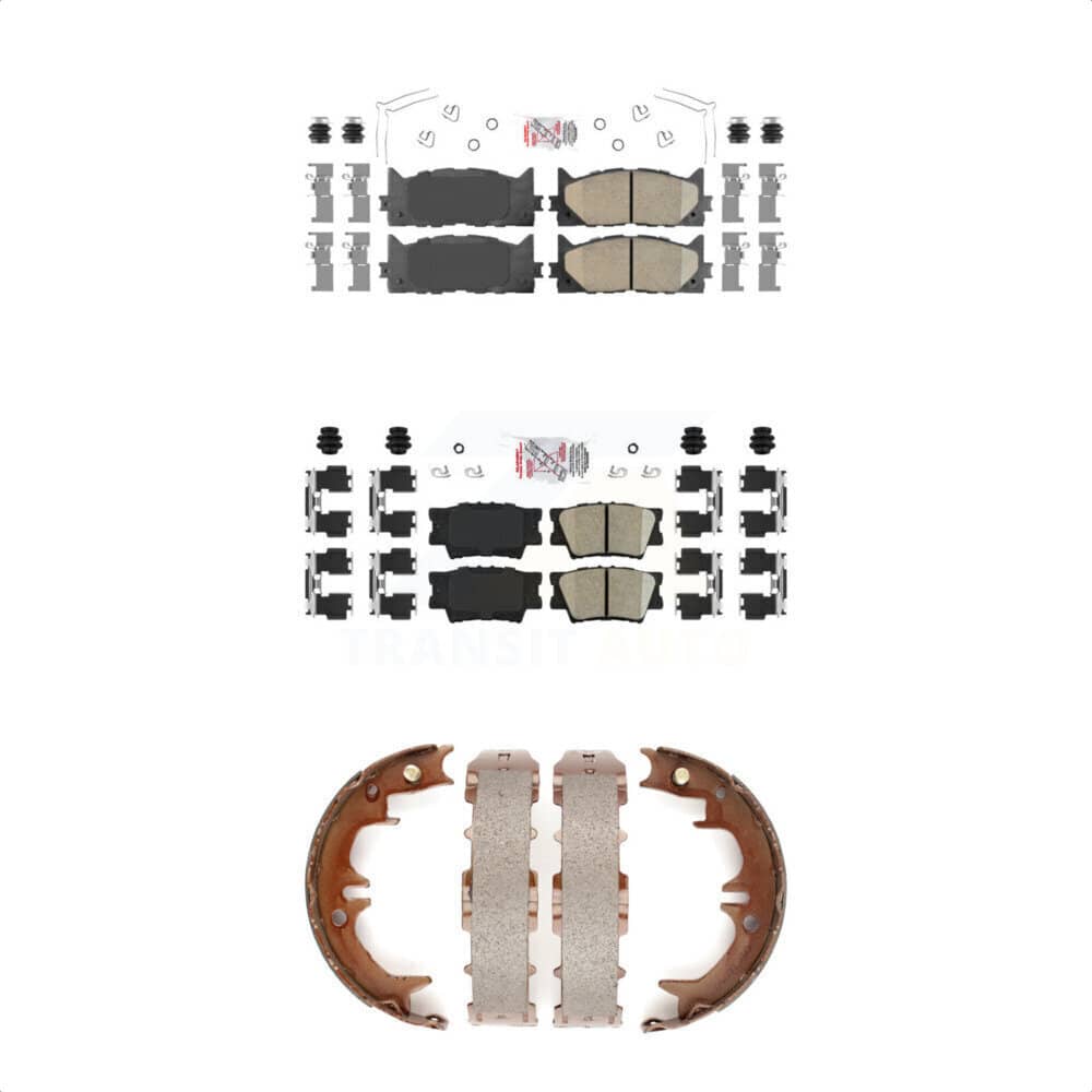Transit Auto - KNN-100476 - Front and Rear Disc Brake Pad Kits