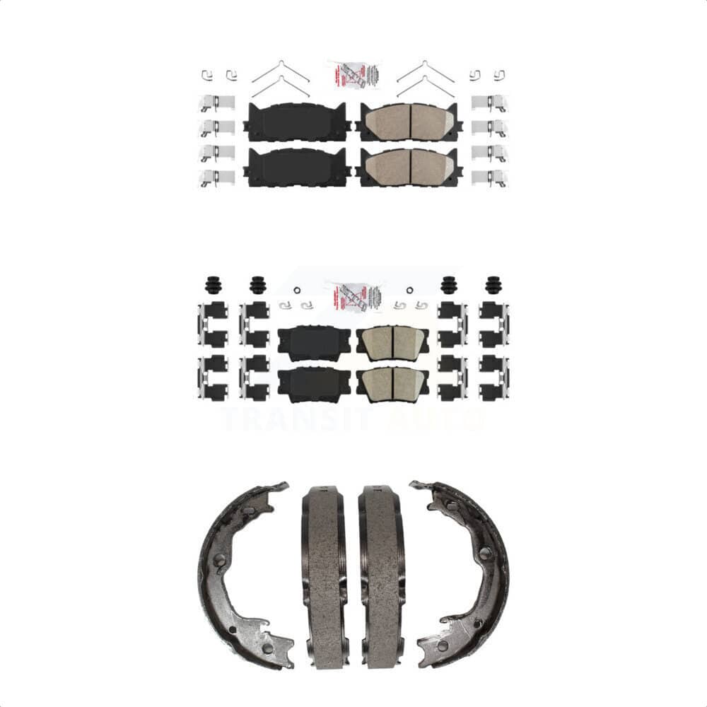 Transit Auto - KNN-100481 - Front and Rear Disc Brake Pad Kits