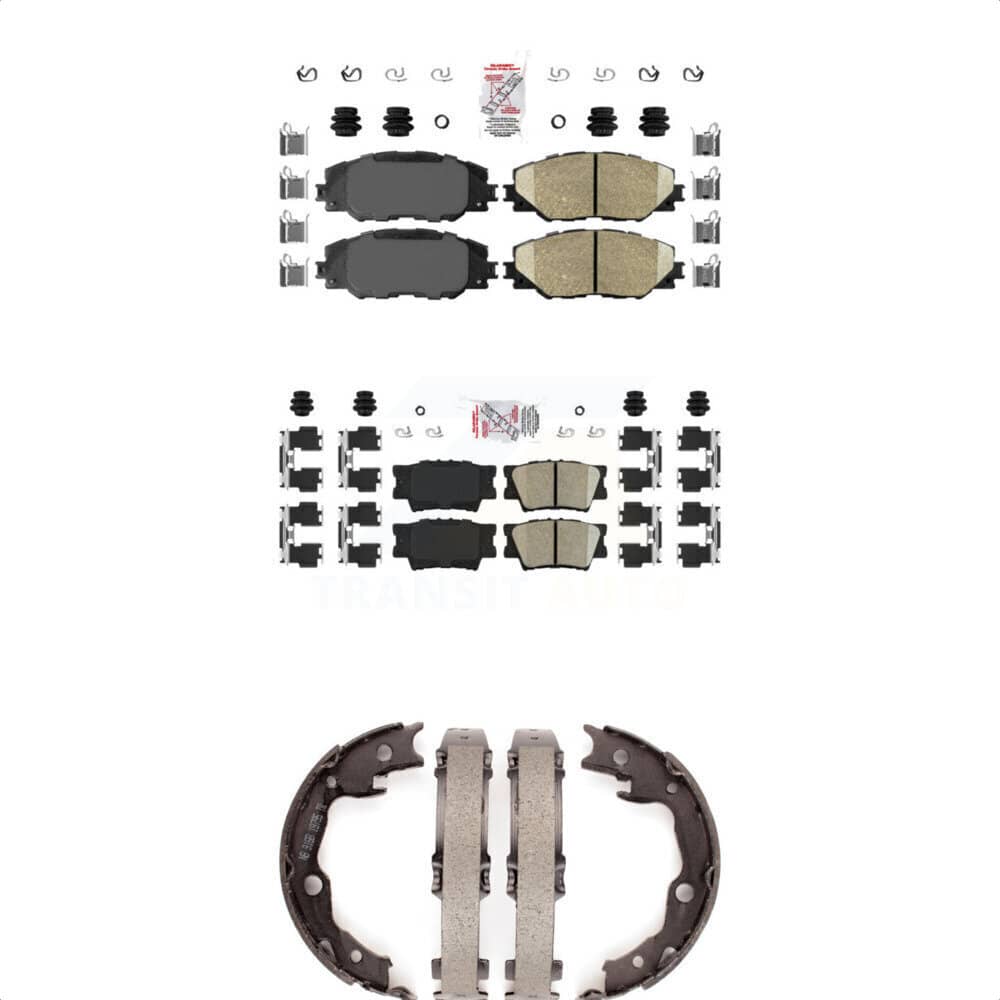 Transit Auto - KNN-100488 - Front and Rear Disc Brake Pad Kits