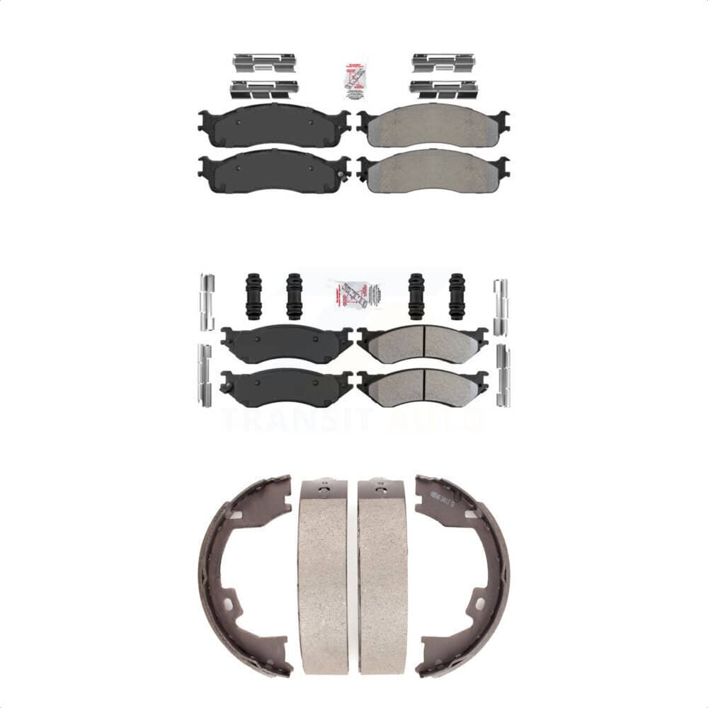 Transit Auto - KNN-100534 - Front and Rear Disc Brake Pad Kits