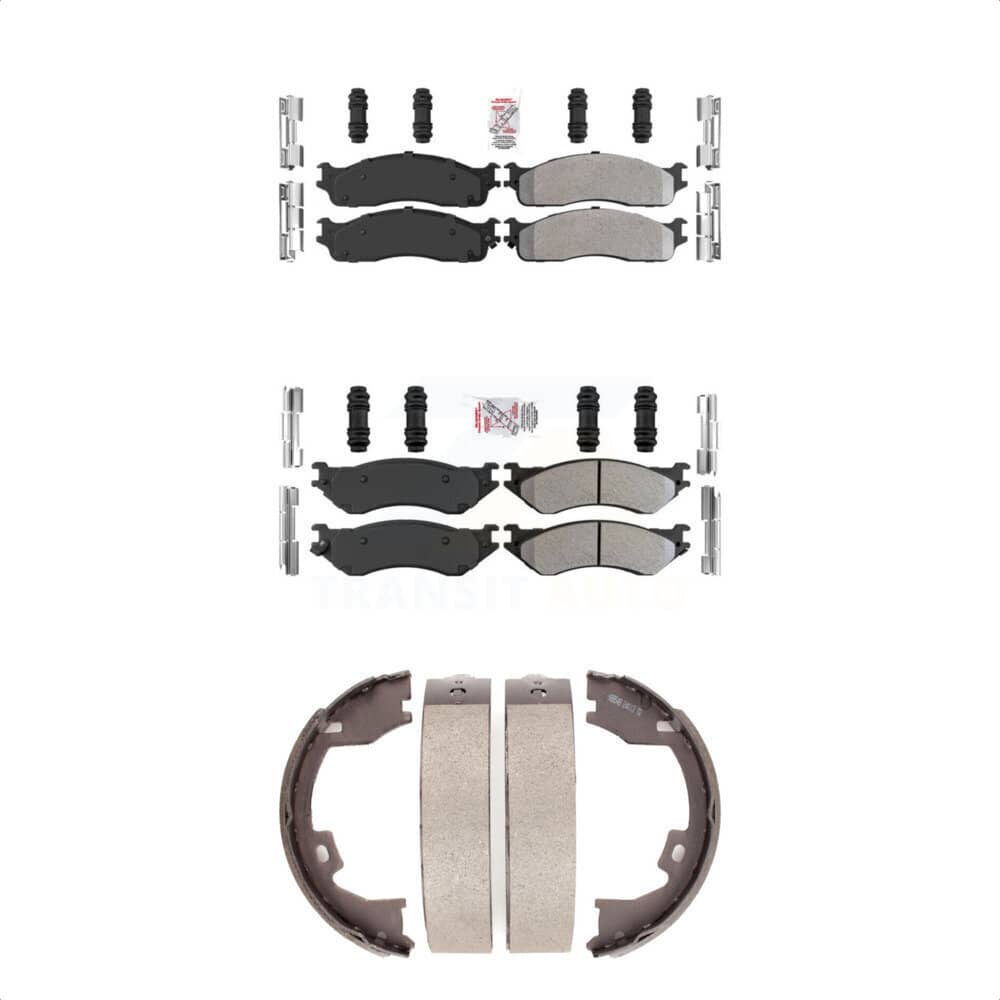 Transit Auto - KNN-100535 - Front and Rear Disc Brake Pad Kits