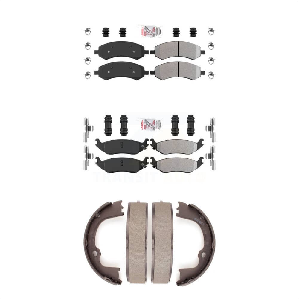Transit Auto - KNN-100544 - Front and Rear Disc Brake Pad Kits