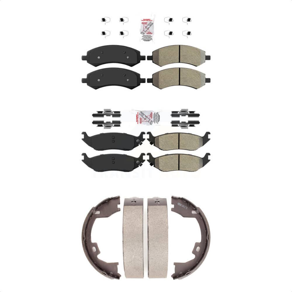 Transit Auto - KNN-100553 - Front and Rear Disc Brake Pad Kits