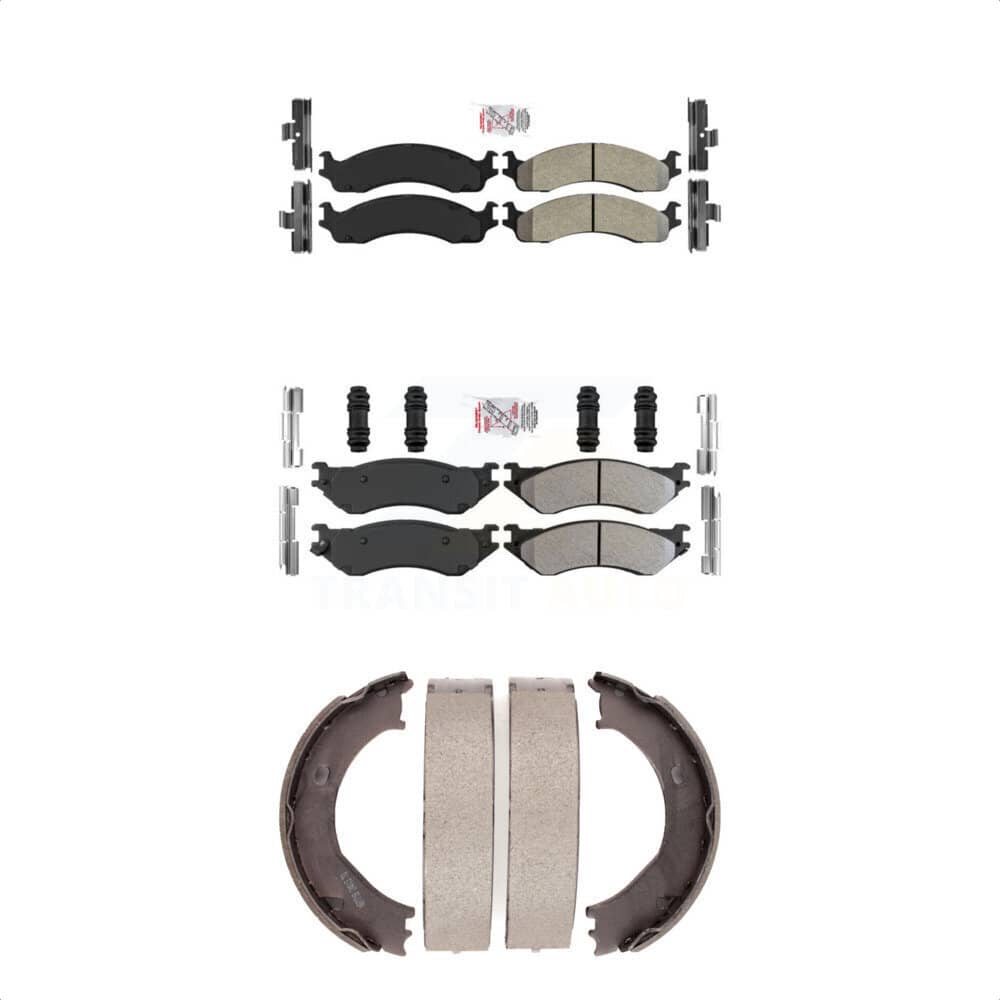 Transit Auto - KNN-100554 - Front and Rear Disc Brake Pad Kits