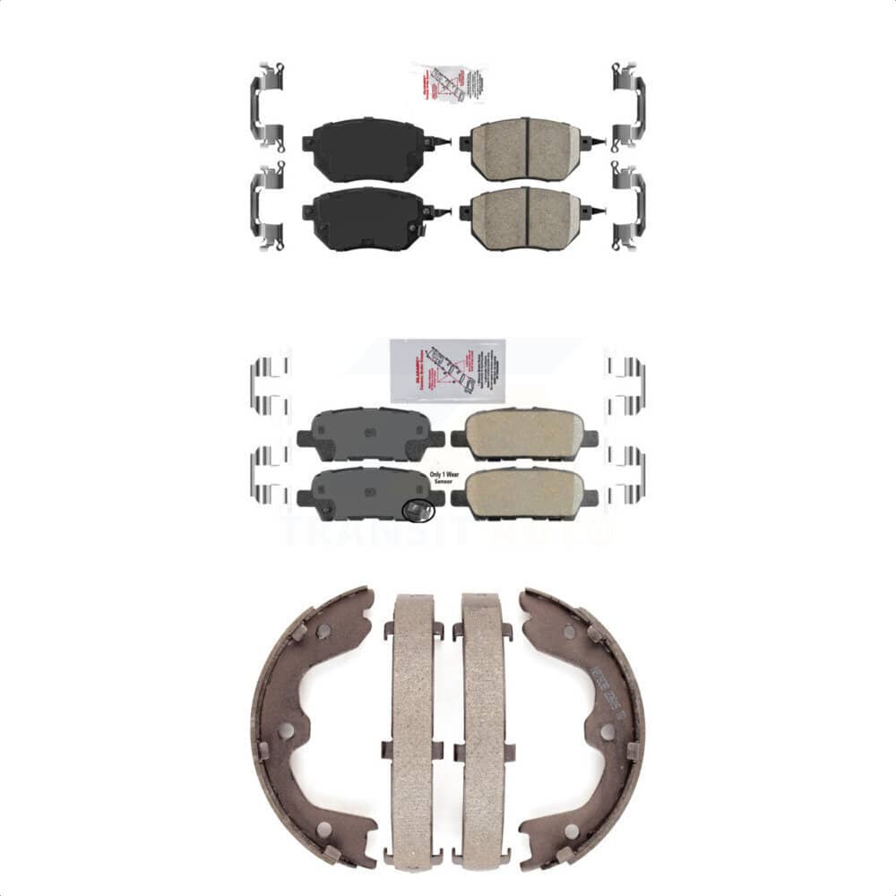 Transit Auto - KNN-100597 - Front and Rear Disc Brake Pad Kits