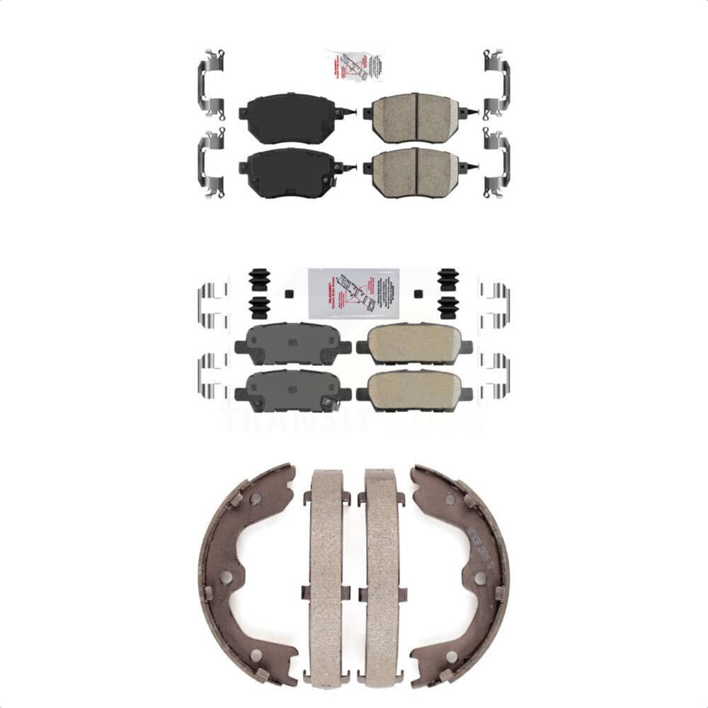 Transit Auto - KNN-100599 - Front and Rear Disc Brake Pad Kits
