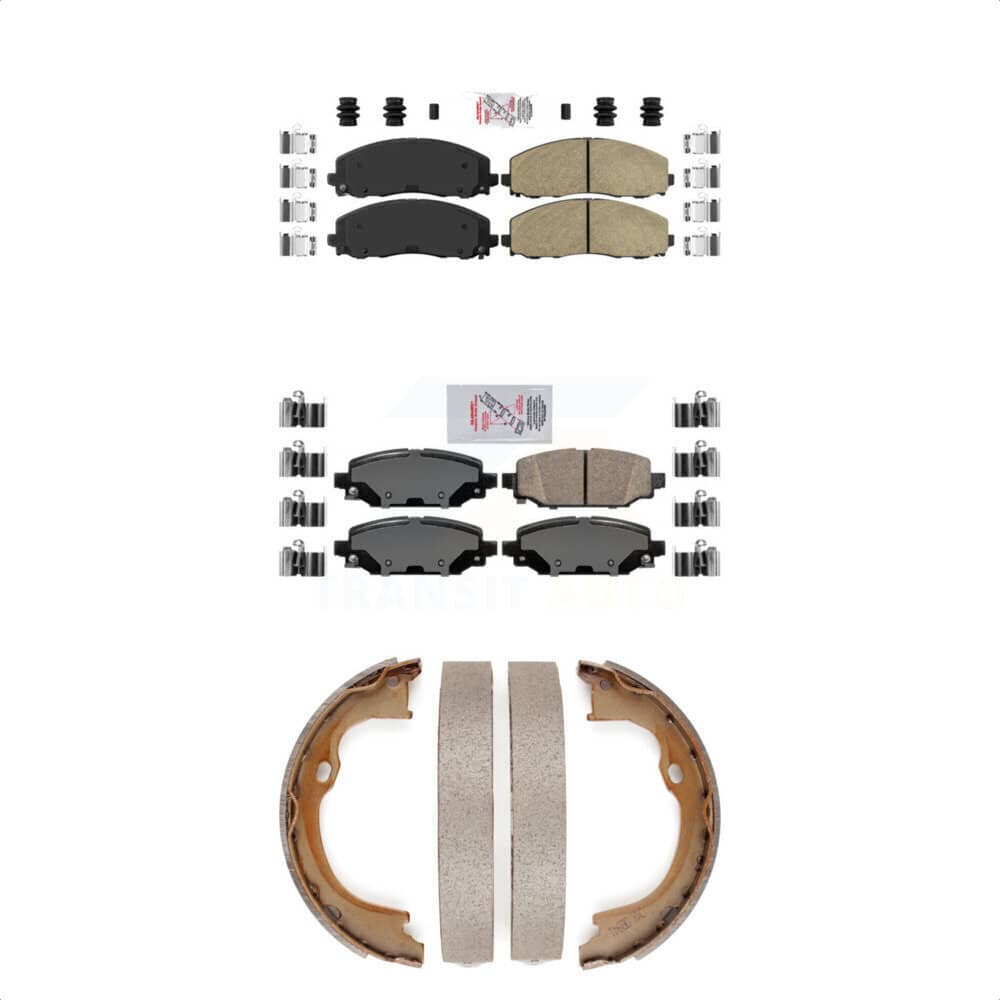 Transit Auto - KNN-100623 - Front and Rear Disc Brake Pad Kits