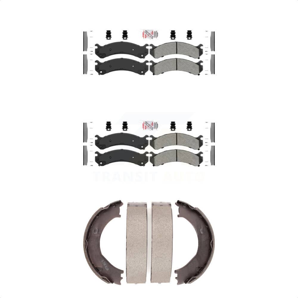 Transit Auto - KNN-100635 - Front and Rear Disc Brake Pad Kits