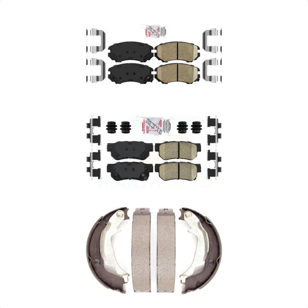 Transit Auto - KNN-100650 - Front and Rear Disc Brake Pad Kits