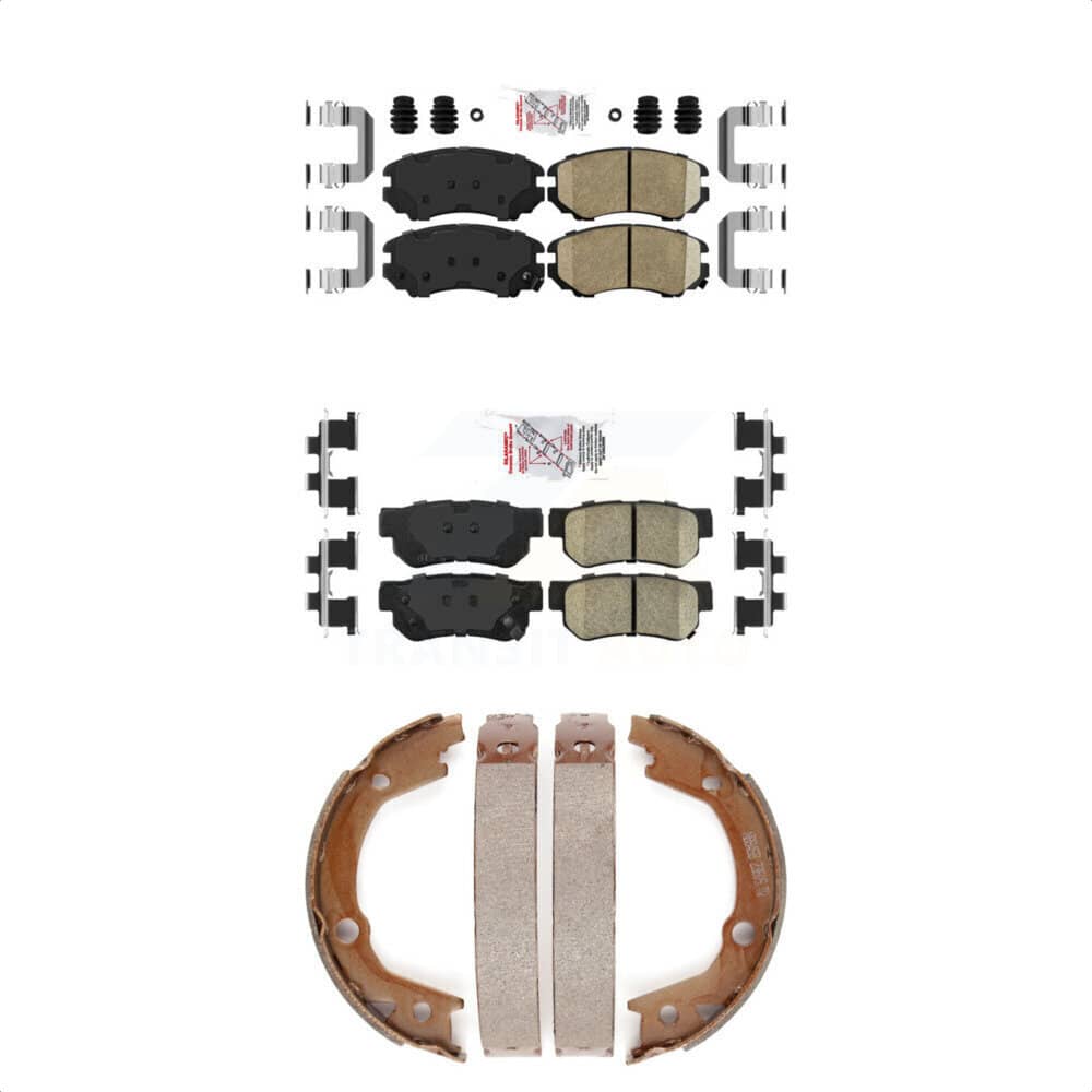 Transit Auto - KNN-100657 - Front and Rear Disc Brake Pad Kits