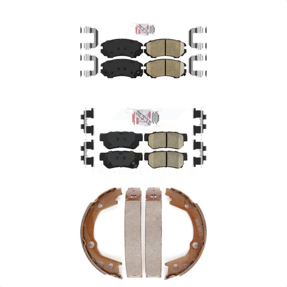 Transit Auto - KNN-100658 - Front and Rear Disc Brake Pad Kits