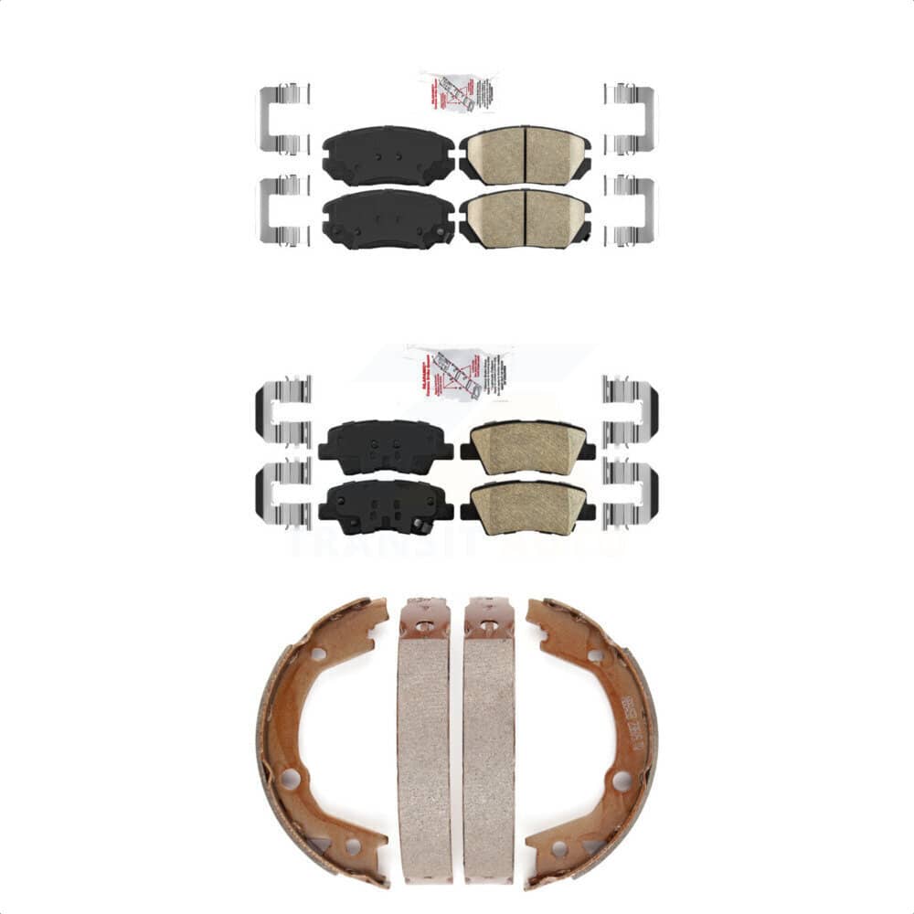 Transit Auto - KNN-100669 - Front and Rear Disc Brake Pad Kits