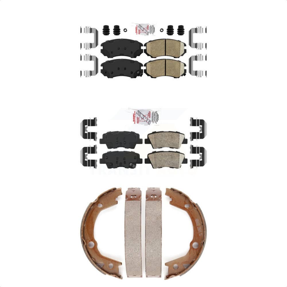 Transit Auto - KNN-100679 - Front and Rear Disc Brake Pad Kits