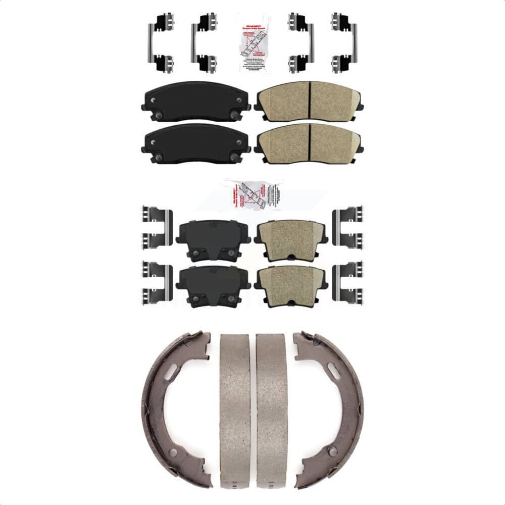 Transit Auto - KNN-100700 - Front and Rear Disc Brake Pad Kits