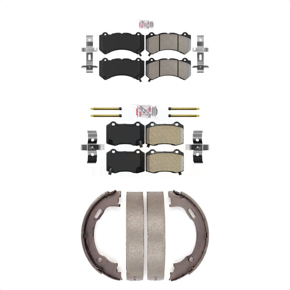 Transit Auto - KNN-100709 - Front and Rear Disc Brake Pad Kits